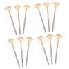 Mobestech 12pcs Fan Shaped Makeup Brush for Facial Masks Gentle Applicator Tool for Smooth Application for Serums and Mud Masks view 1
