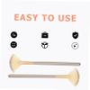Mobestech 12pcs Fan Shaped Makeup Brush for Facial Masks Gentle Applicator Tool for Smooth Application for Serums and Mud Masks view 4