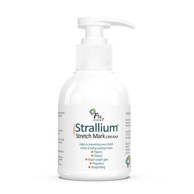 SENTA Strallium Stretch Mark Cream, Removes Pregnancy Stretch Marks, Scar Removal and Moisturizing Cream, Stretch Mark Remover for Stomach, Thighs & All Body Parts- 150g