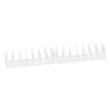 Mikinona 2pcs Eye Shadow Organizer Vertical Divided Makeup Rack for Easy Access to Blush Lip and Eye Shadows Cosmetic Dividers for Tidy Storage Vanities and Bathroom Counters Compartment view 1