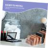 Mikinona 2pcs Eye Shadow Organizer Vertical Divided Makeup Rack for Easy Access to Blush Lip and Eye Shadows Cosmetic Dividers for Tidy Storage Vanities and Bathroom Counters Compartment view 2