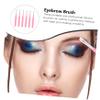 Mikinona 18pcs Silicone Eyebrow Makeup Brushes Multi-use Cosmetic Applicators Dust Covers for Skin Types Comfortable Ergonomic Handles for Makeup Enthusiasts and Professionals view 2