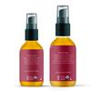Badger Rose Cleansing Oil & Rose Face Oil - USDA Organic Cleansing & Moisturizing in Glass Bottles view 2