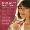 Badger Rose Cleansing Oil & Rose Face Oil - USDA Organic Cleansing & Moisturizing in Glass Bottles view 4