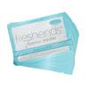 Freshends Luxurious Towelette & Makeup Remover Bundle  Includes (100) Flushable Wipes (Blue) & (100) Facial Cleansing Wipes, Individually Wrapped Wet Tissues, Travel Toiletries - 100 Bulk Pack view 2