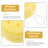 minkissy Exfoliating Sponge 4pcs Bath Sponge Round Loofah Shower Sponge Body Scrubber Spa Puff Scrubber Ball Kitchen Cleaning Sponges view 3