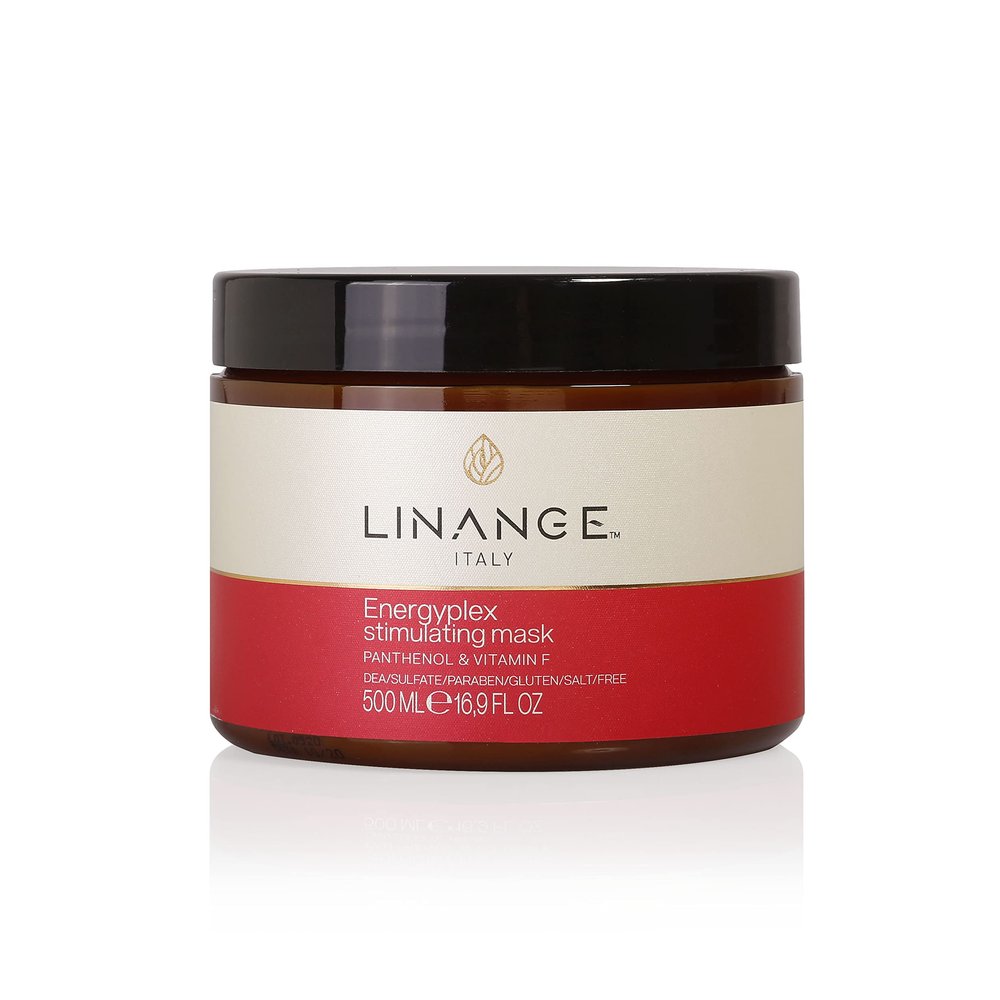 LINANGE Energyplex Hair Stimulating Mask - Nourishing Treatment for Weak and Brittle Hair, 500ml / 16.9 fl oz
