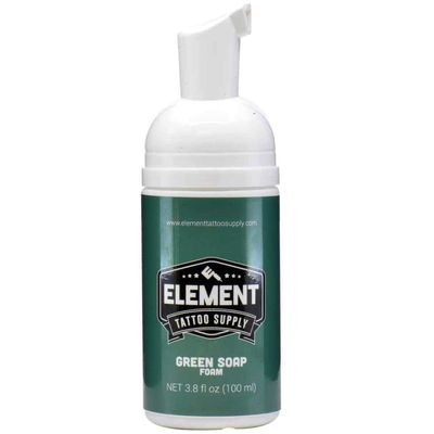 Element Tattoo Supply Tattoo Green Soap Foam 6.7 fl oz Cleanser