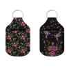 Veniyate Women Girls Travel Cosmetic Makeup Bottle Holder Sleeve 2 Packs with Hummingbird Flower Pattern Lightweight Keychain Holder Organizer Neoprene Container Keyrings view 1
