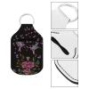 Veniyate Women Girls Travel Cosmetic Makeup Bottle Holder Sleeve 2 Packs with Hummingbird Flower Pattern Lightweight Keychain Holder Organizer Neoprene Container Keyrings view 3