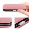 8-Piece Manicure and Pedicure Nail Clipping Set with Case- Stainless Steel (Color : Pink) view 4