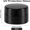 (24 Packs) Green Nexus 5g/5ml UV Protection Glass Jars for Lip Balm, Lotion, Oil, Cream & Cosmetics Enhanced Cap view 2