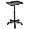 Salon Tray, Salon Rolling Tray with Adjustable Height, Salon Color Tray, Salon Tray on Wheels, Suitable for Tattoo Tray&Dentist Tray Use Black view 1