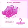 COSYOO Massage Foot Bath Shoes, Portable SPA Foot Soaking Basin, Thermal Massage for Blood Circulation, Stress Relief view 4