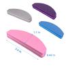 Nail Buffers (40 pcs), Buffer Block Nail Files Bulk for Acrylic Nails and Natural Nails Double Sided 100/180 Grit Portable Washable Sanding Buffing Buffers Arc Shape (40Pcs Multicolor) view 4