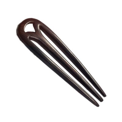 Uonlytech Chinese Style Wood Hair Stick Vintage Hairpin Bun Fork for Women Elegant Hair Fork for Buns for Weddings Parties Formal Occasions Decorative
