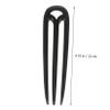 Uonlytech Chinese Style Wood Hair Stick Vintage Hairpin Bun Fork for Women Elegant Hair Fork for Buns for Weddings Parties Formal Occasions Decorative view 2