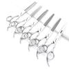 6/6.5 inch professional hair scissors hairdresser hair thinning scissors hairdressing tools barber scissors (6.5-inch 6pc) view 1