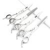 6/6.5 inch professional hair scissors hairdresser hair thinning hairdressing tools barber scissors (6-inch 4pc) view 1