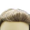LYRICAL HAIR Toupee for Men Human Hairpiece Fine Mono Lace Hair System Durable PU Poly Skin Monofilament Wig Black Brown Replacement (6"x8", 1810# - 18# Medium Blonde+10% Gray) view 4