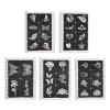 97pcs Glitter Stencils, 10 Sheets Temporary Airbrush Templates Set, Boys and Man Reusable Kit for Kids Adults Girls Women Body Art Painting Stickers view 1