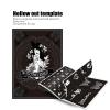 97pcs Glitter Stencils, 10 Sheets Temporary Airbrush Templates Set, Boys and Man Reusable Kit for Kids Adults Girls Women Body Art Painting Stickers view 4