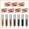 Waterproof Tinted Eyebrow Gel-Long Lasting Smudge-Proof Eyebrow Mascara Tinted Brow Glue,Eye Brow Filler,Volumizing Enhance Brow Mascara With Brow Razor,Christmas Eye Makeup Gift for Women-06 Ebony view 3