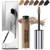 Waterproof Tinted Brow Gel- Long Lasting SmudgeProof Liquid Eyebrow Makeup, Eyebrow Mascara Tinted Brow Glue, Eye Brow Filler, Volumizing Enhance Brow Mascara,With Brow Razor,Gift for Women- 03Brown view 1