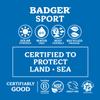 Badger SPF 40 Sport Mineral Sunscreen Cream & Organic Aloe Gel, Reef-Friendly Water-Resistant Sport Sunscreen with Zinc Oxide and Cooling and Soothing Fair Trade Organic Aloe Vera Gel view 4