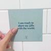 Affirmation Cards for Shower [Waterproof] Self Care Shower Positive Manifest For Women Meditation 14 Daily Motivational Quotes Gift Easy Stick & Remove Shower and Mirror USA Printed view 1