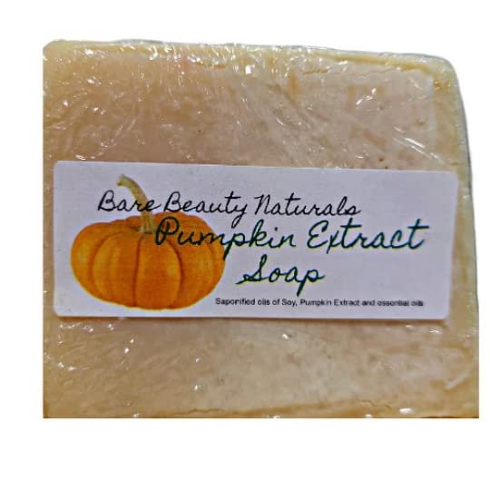 100% Natural Pumpkin Extract Soap // Free Exfoliating Soap Bag