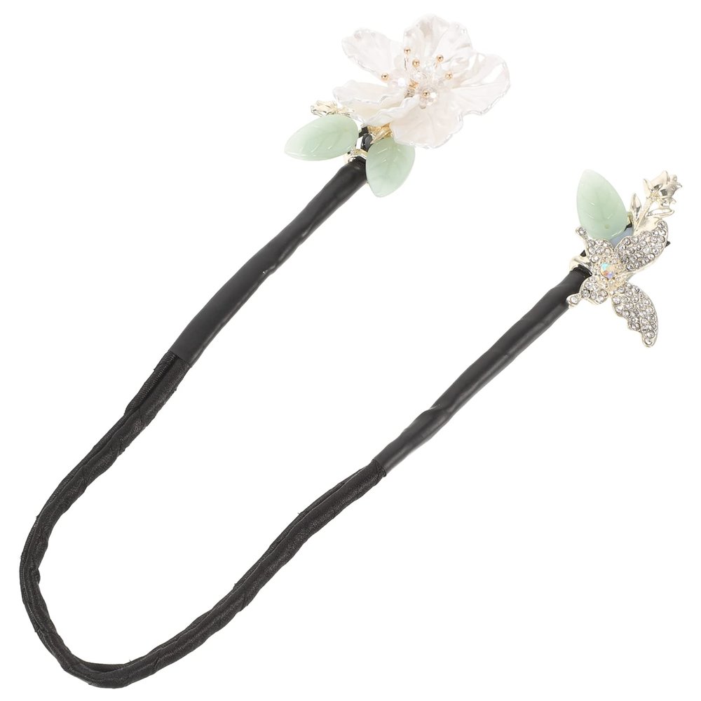 Beavorty Fashion Rhinestone Hair Bun Maker Elegant Bun Accessory for Women for Parties Vacations Everyday Styling Easy to Use Hair Tool for Beautiful Updos