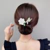 Beavorty Fashion Rhinestone Hair Bun Maker Elegant Bun Accessory for Women for Parties Vacations Everyday Styling Easy to Use Hair Tool for Beautiful Updos view 2