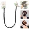 Beavorty Fashion Rhinestone Hair Bun Maker Elegant Bun Accessory for Women for Parties Vacations Everyday Styling Easy to Use Hair Tool for Beautiful Updos view 3