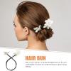 Beavorty Fashion Rhinestone Hair Bun Maker Elegant Bun Accessory for Women for Parties Vacations Everyday Styling Easy to Use Hair Tool for Beautiful Updos view 4