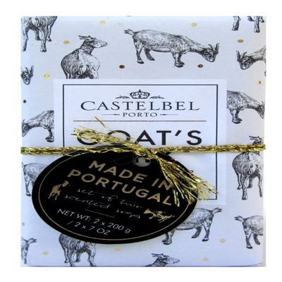 Castelbel Porto - Goat's Milk - Gift Set of Two Scented Bath Soap (2 x 7 oz.)
