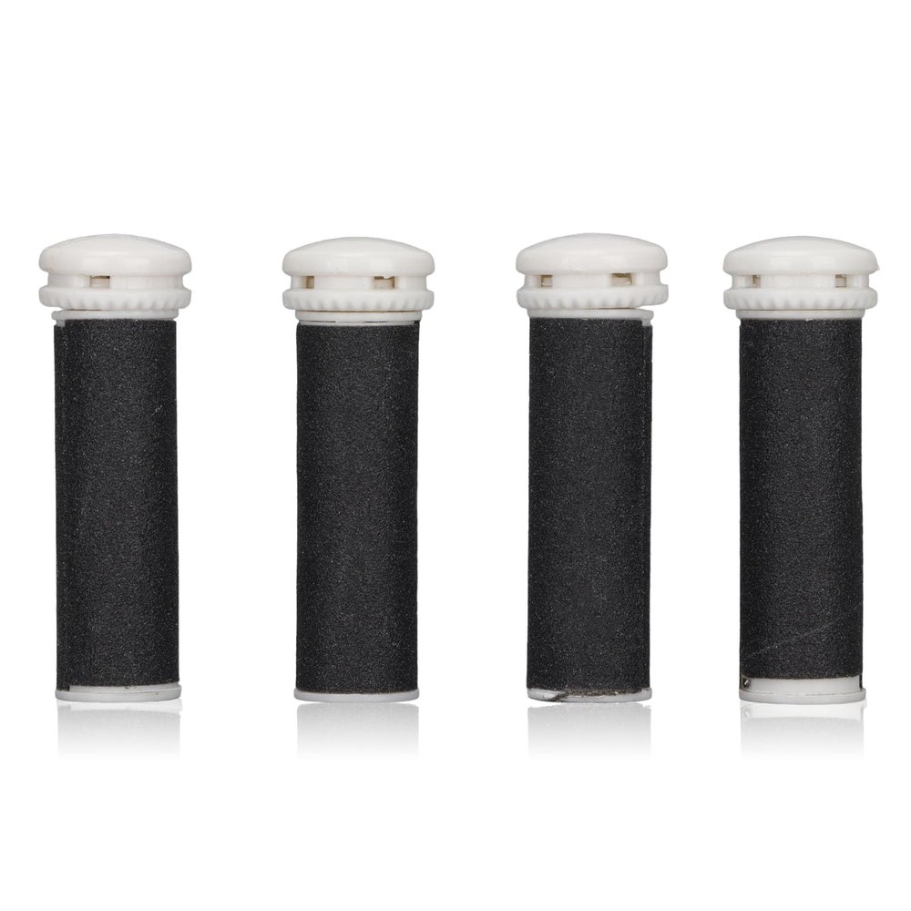 4pcs Coarse Replacement Roller Electric Foot File Refill Heads Grinding Tool Replacement Head for Feet Pedicure Tool