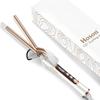 1/2 inch Curling Iron for Short Hair, Dual Voltage Hair Curling Iron Ceramic, Professiona Curling Wand Tourmaline(Champagne Gold) view 1