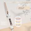 1/2 inch Curling Iron for Short Hair, Dual Voltage Hair Curling Iron Ceramic, Professiona Curling Wand Tourmaline(Champagne Gold) view 4