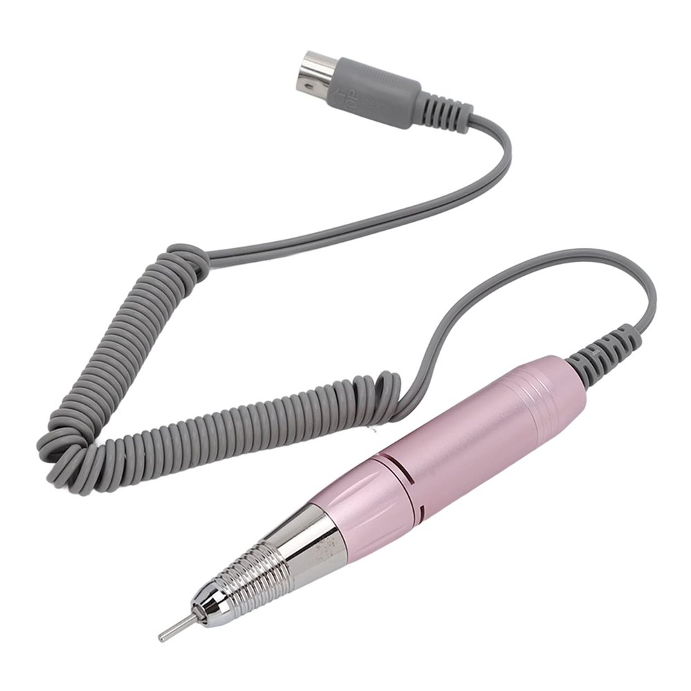 Electric Nail Drill Pen Machine Nail Drill Handle Handpiece Adjustable 3000RPM Metal Electric Nail File Handle Polishing Manicure Pedicure Accessories for Salon