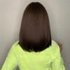 Vsadsau Shoulder Length Dark Brown Bobo Synthetic Wig With Bang Women Heat Resistant Daily Cosplay Straight Hair Wigs Wig-LC006-1 view 4