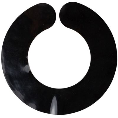 KALLORY Hair Cutting Collar Silicone Neck Guard for Hairdressing Cape for Hair Dye and Cutting Comfortable Neck Wrap for Salon and Home Use