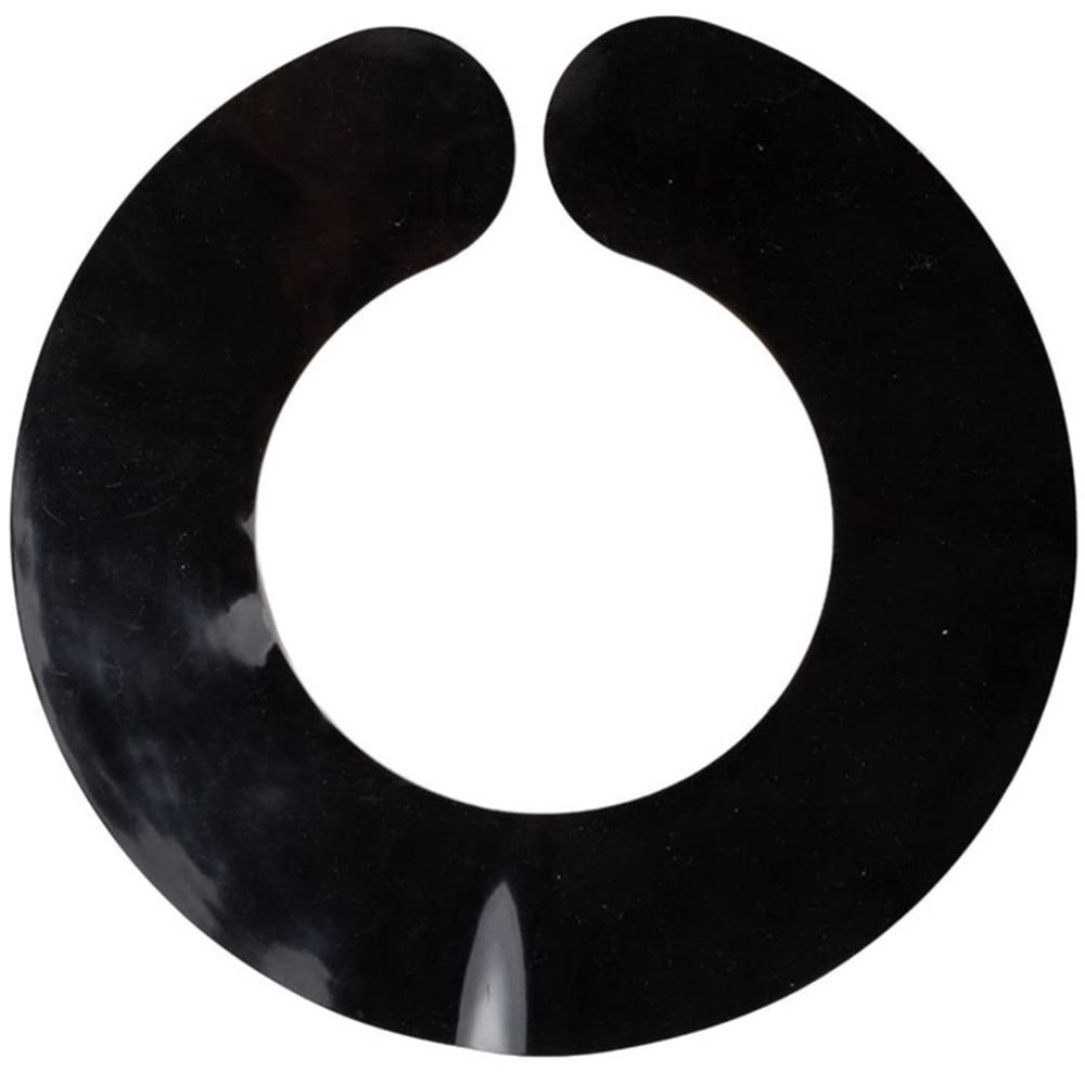 KALLORY Hair Cutting Collar Silicone Neck Guard for Hairdressing Cape for Hair Dye and Cutting Comfortable Neck Wrap for Salon and Home Use