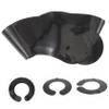 KALLORY Hair Cutting Collar Silicone Neck Guard for Hairdressing Cape for Hair Dye and Cutting Comfortable Neck Wrap for Salon and Home Use view 2