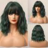 Vsadsau Synthetic Wavy Wigs With Bang Brown Ash Blonde Medium Wavy Hair Wigs For Women Daily Cosplay Heat Resistant Wigs Wig SS170-1 view 2