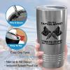 Flairy Land Tattoo Artist Silver Tumbler 20oz - going to hurt - Tattoo Gifts Tipping Skin Deep Ink Tattoo Lover Tattooing Tattooist view 4