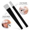 Lurrose 5-piece Pedicure Knife Set Professional Stainless Steel Foot Care Tools for Removal Dead Skin Pusher view 2