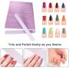 50 Pcs Nail File, Emery Board Nail Files for Acrylic Nails and Natural Nails, 100/180 Grit Double Sided Fingernail File Gel Nail Professional Reusable Washable Manicure Pedicure Kit Set Gray view 2