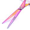 5.5/6 /7 Inch Purple Dragon Knight Professional Japanese Hair Scissors Barber Scissors Set (6 inch 3pc) view 4