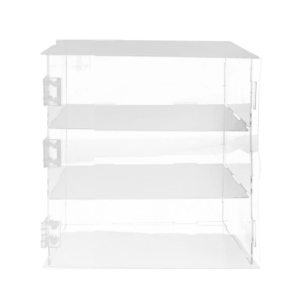 3 Layers 11''W x 4.7''D x 14''H Acrylic Countertop Display Show Case for Action Figures | Organize Cosmetics and Beauty Supplies on a Vanity